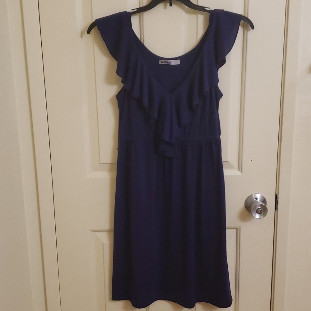 Baileygirl Purple Ruffle Dress